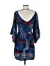 Roxy Print Blue Casual Dress Size S - photo 2