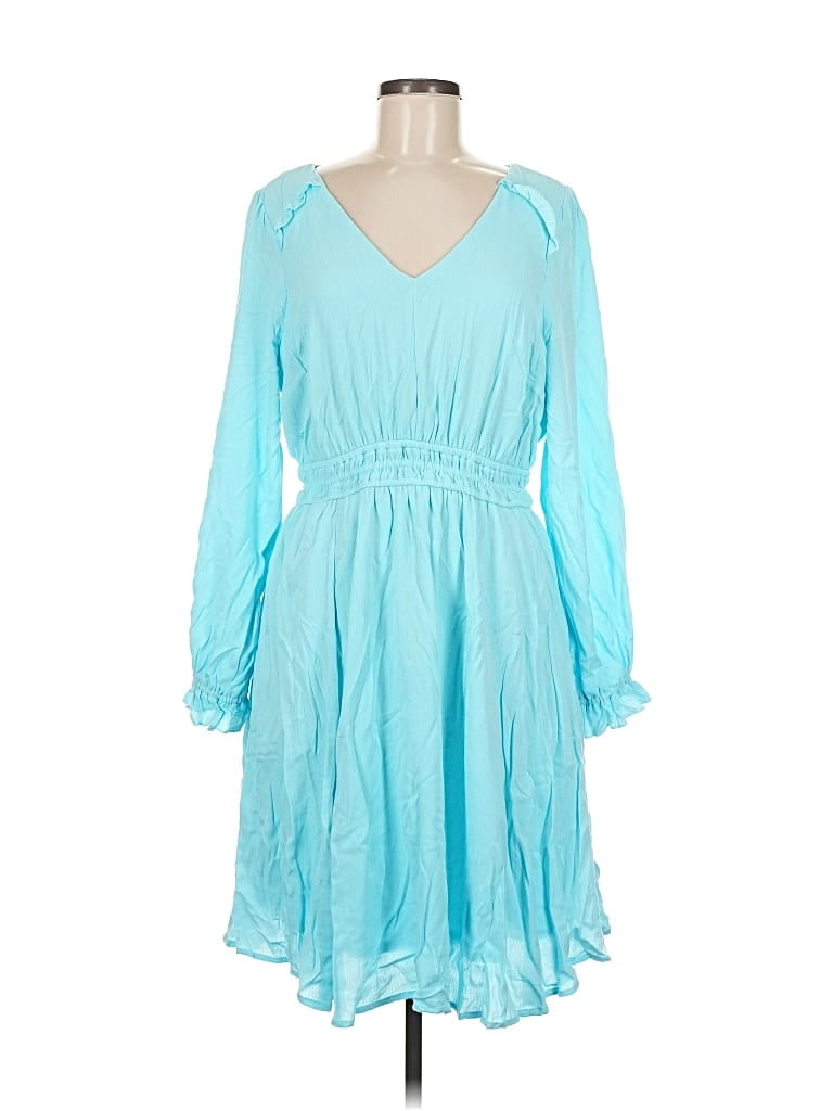 Pre-owned Torrid Casual Dress In Blue