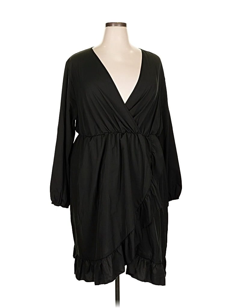 Pre-owned Shein Curve Cocktail Dress In Black