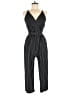 Kaileigh Stripes Black Jumpsuit Size M - photo 1