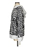 E. Luna Animal Print Silver Pullover Hoodie Size S - photo 5