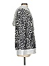 E. Luna Animal Print Silver Pullover Hoodie Size S - photo 4