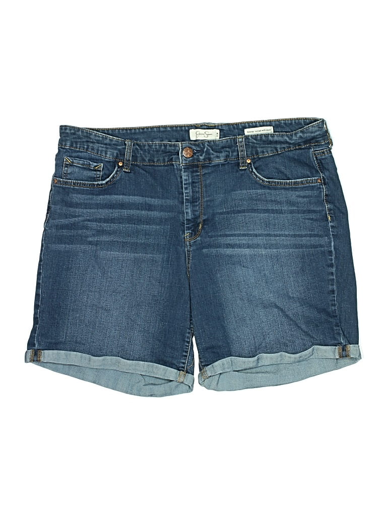 Pre-owned Jessica Simpson Denim Shorts In Blue