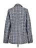 LTS Basics Plaid Gray Blue Blazer Size 10 - photo 2