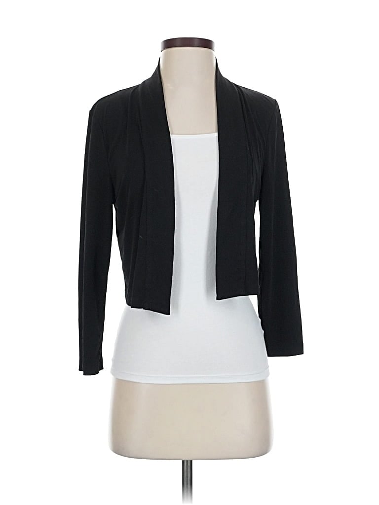 Pre-owned Calvin Klein Cardigan Sweater In Black