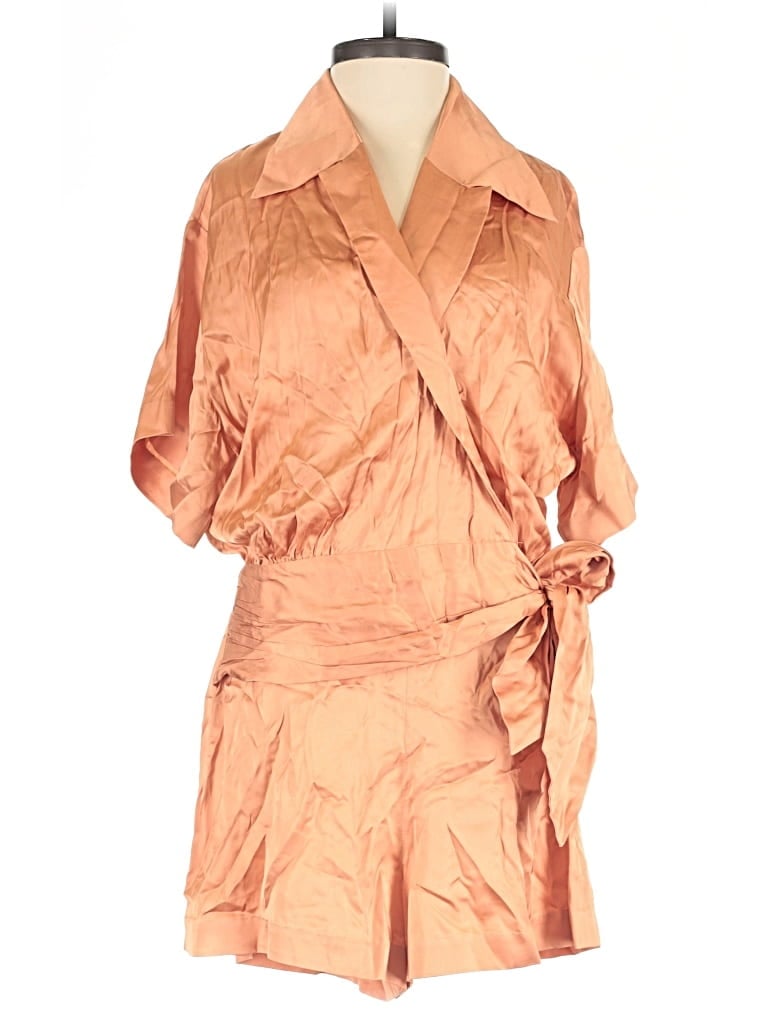 Pre-owned Song Of Style Romper In Orange