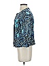 Charter Club Print Blue Jacket Size S - photo 5