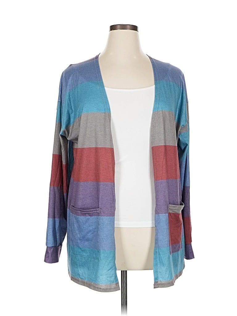 Pre-owned Unbranded Kimono In Blue