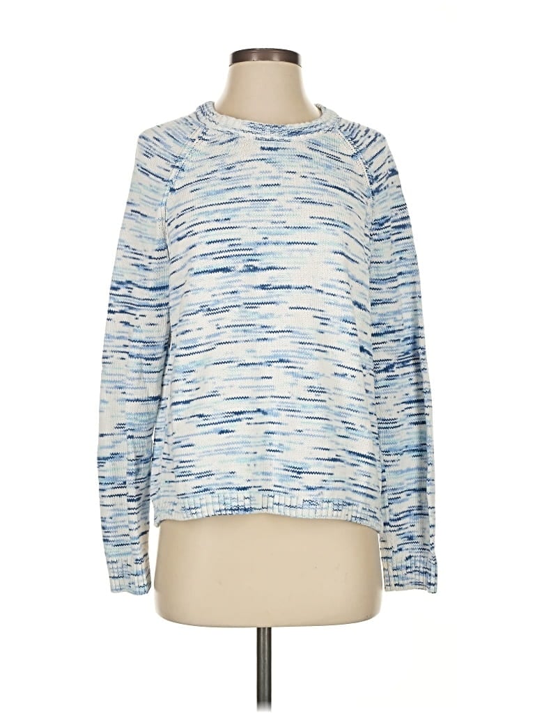 Pre-owned J.crew Factory Store Pullover Sweater In Blue