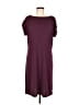 Talbots Solid Burgundy Casual Dress Size M - photo 1