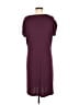 Talbots Solid Burgundy Casual Dress Size M - photo 2