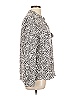 Relative Pie Animal Print Ivory Long Sleeve Blouse Size L - photo 4