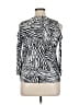 MICHAEL Michael Kors Silver 3/4 Sleeve Blouse Size XL - photo 2