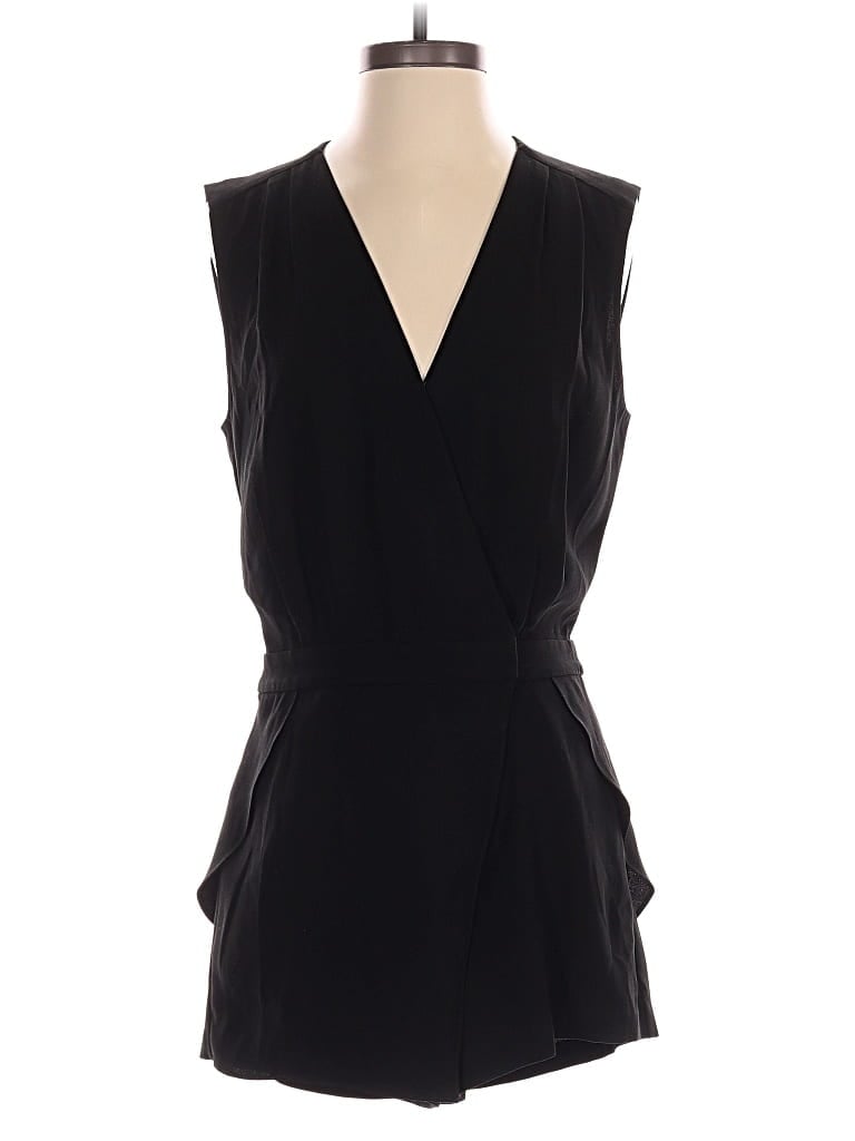 Pre-owned Intermix Romper In Black