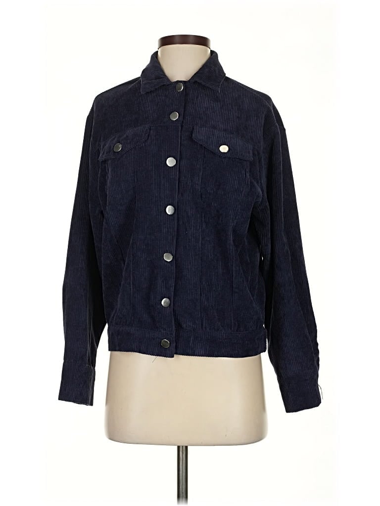 Pre-owned Nasty Gal Inc. Denim Jacket In Blue