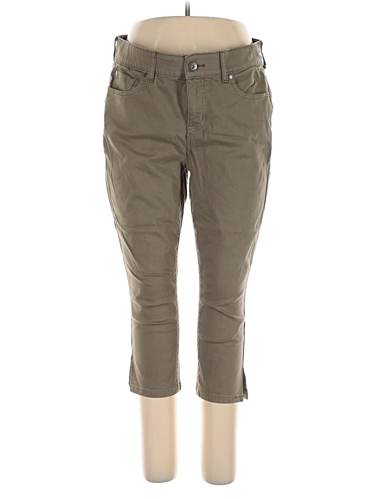 Pre-owned Torrid Khaki Pant In Green