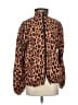 Fabletics 100% Nylon Animal Print Brown Jacket Size XS - photo 1
