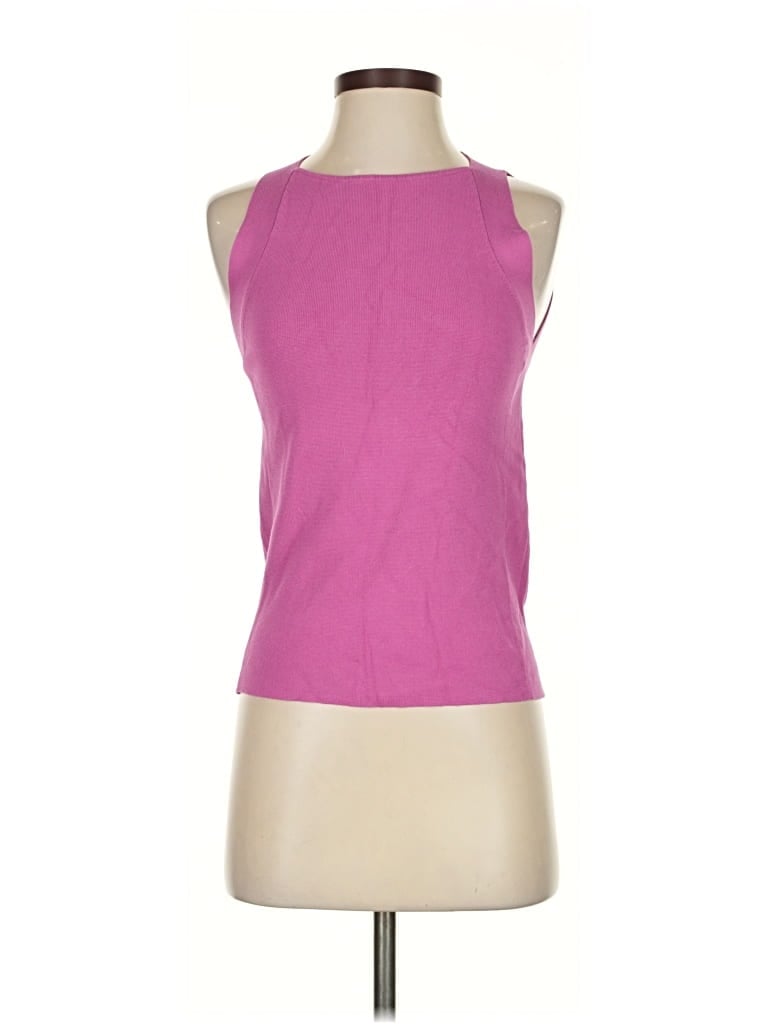 Pre-owned Ann Taylor Sweater Vest In Pink