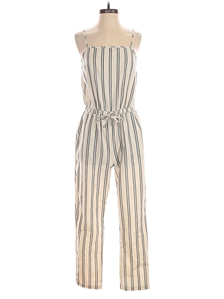 Pre-owned Ci Sono Jumpsuit In White