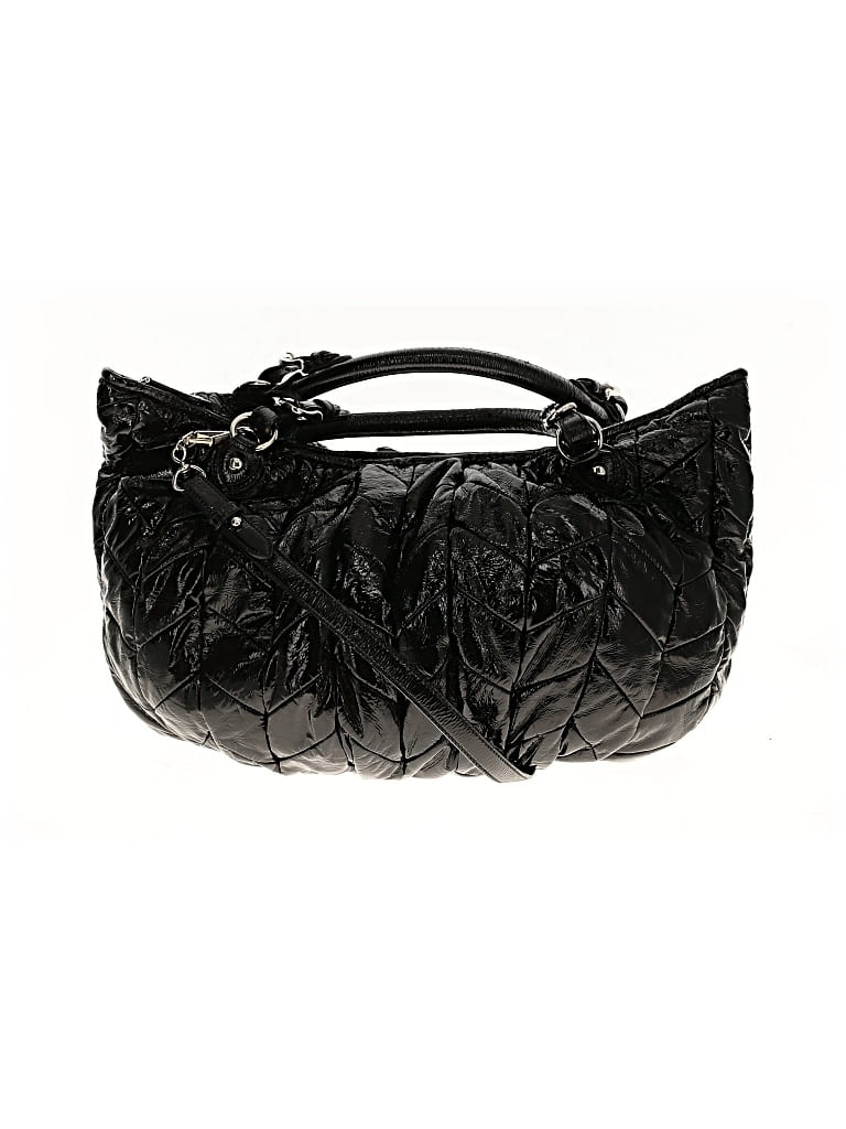 Pre-owned Miu Miu Leather Satchel In Black