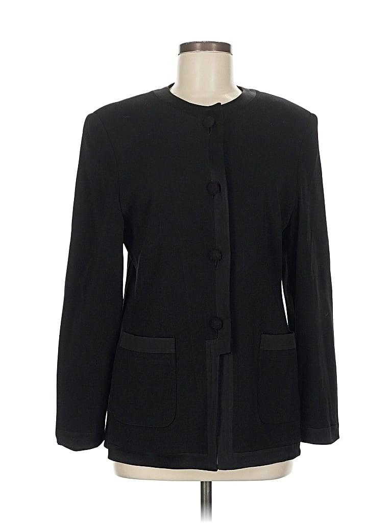 Pre-owned Elegance Blazer Jacket In Black