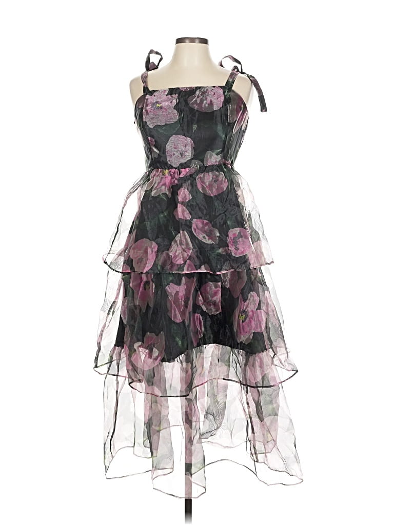 Pre-owned Lulus Cocktail Dress In Black