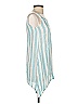 April Cornell 100% Rayon Blue Sleeveless Blouse Size XXS - photo 4
