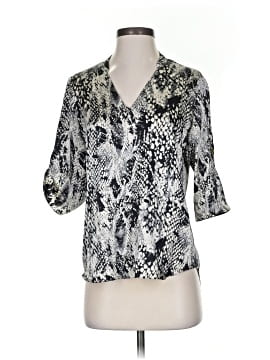 Amanda Uprichard Short Sleeve Silk Top