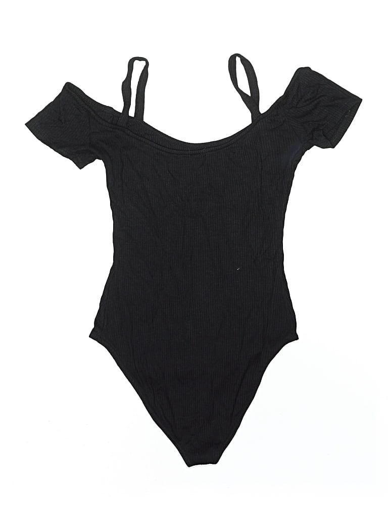 Pre-owned Out From Under Bodysuit In Black