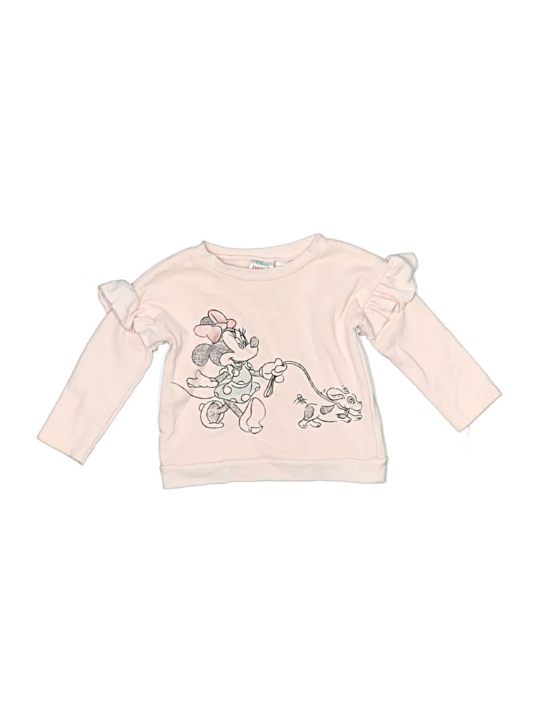 Pre-owned Disney Baby Kids' Sweatshirt In Pink