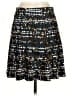 J.Crew 100% Polyester Print Black Casual Skirt Size 2 - photo 2