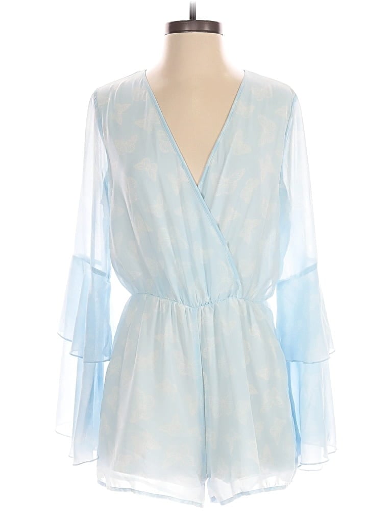 Pre-owned Altar'd State Romper In Blue