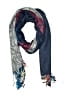 Unbranded Paisley Color Block Blue Scarf One size - photo 1