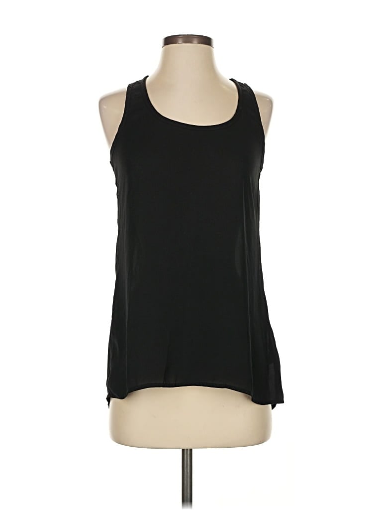 Pre-owned Xhilaration Sleeveless Top Black Halter Neckline Tops