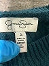Jessica Simpson Solid Teal Pullover Sweater Size S - photo 7