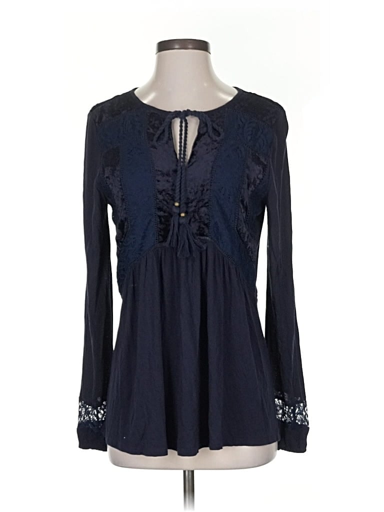 SUNDANCE Pre-owned Long Sleeve Blouse In Blue