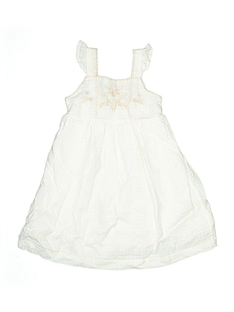 Pre-owned Baby Gap Kids' Dress In White
