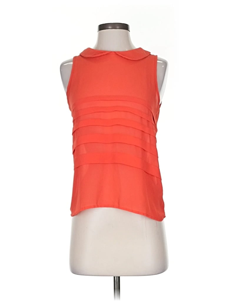 Click to view more detailed imagery on our partner's website Pre-owned Cotton On Sleeveless Top Orange Cowl Neck Tops
