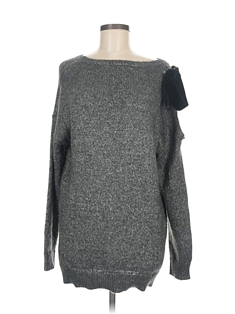 Pre-owned Halogen Pullover Sweater In Gray