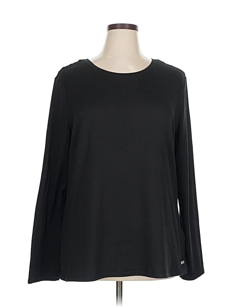 Pre-owned Amazon Essentials Long Sleeve T-shirt In Black