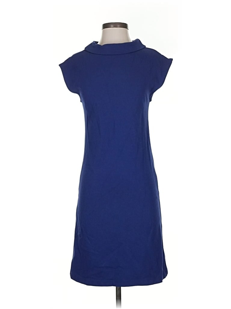 Pre-owned Zara Basic Casual Dress In Blue