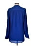 BCBGMAXAZRIA 100% Polyester Blue Long Sleeve Blouse Size XS - photo 2