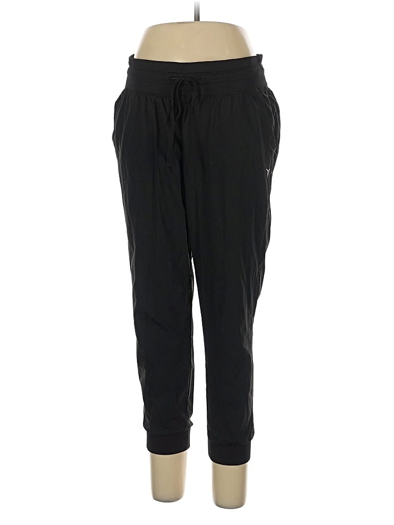 Pre-owned Old Navy Track Pants In Black