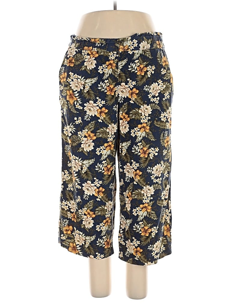 Pre-owned Land' N Sea Linen Pants In Blue