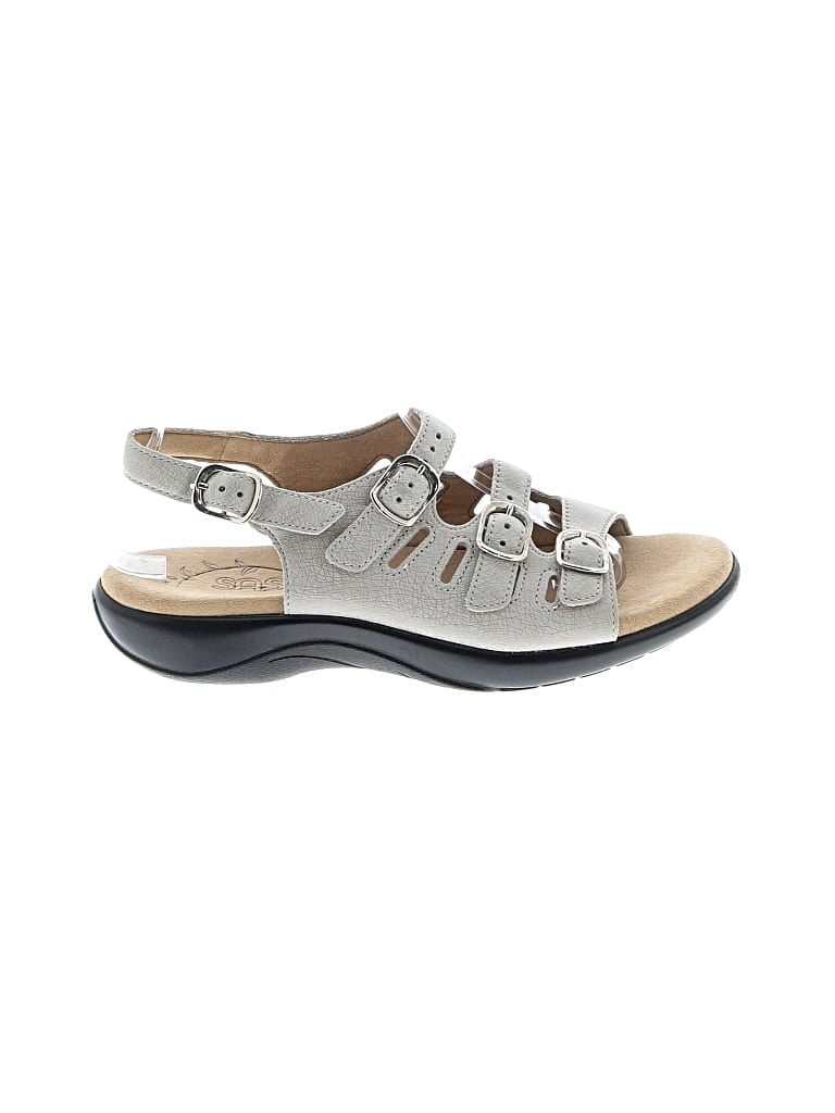 Pre-owned Sas Sandals In Gray