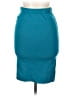 Sincerely Jules 100% Polyester Solid Teal Formal Skirt Size L - photo 2