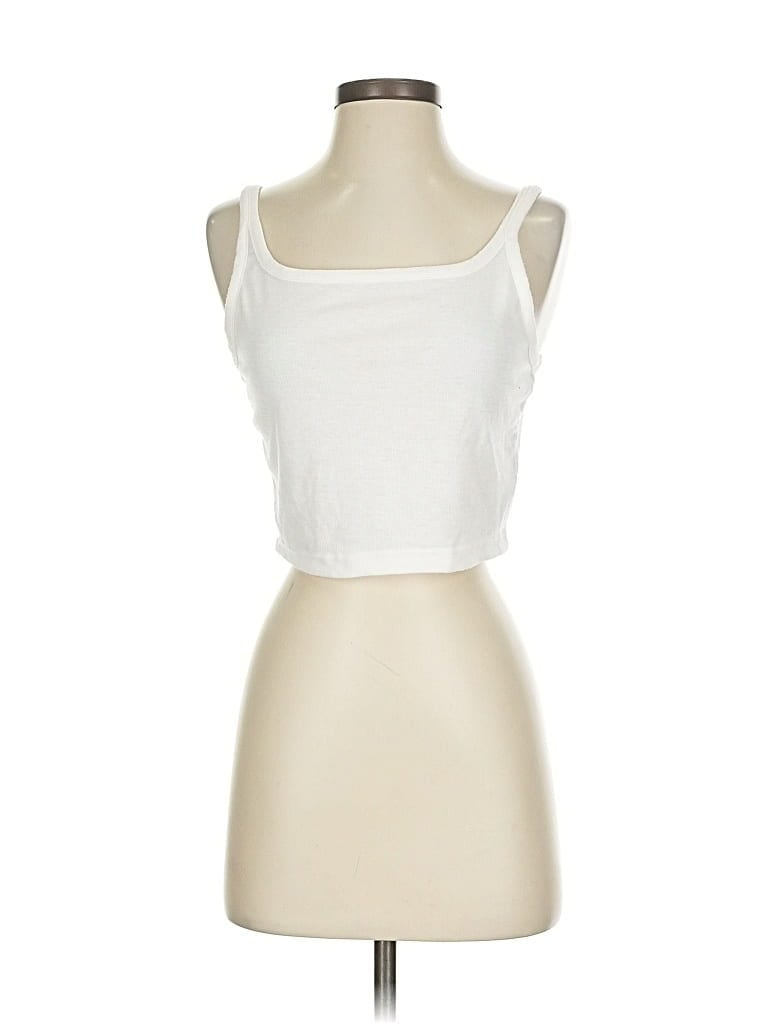 Pre-owned Colsie Tank Top White Strapless Neckline Tops