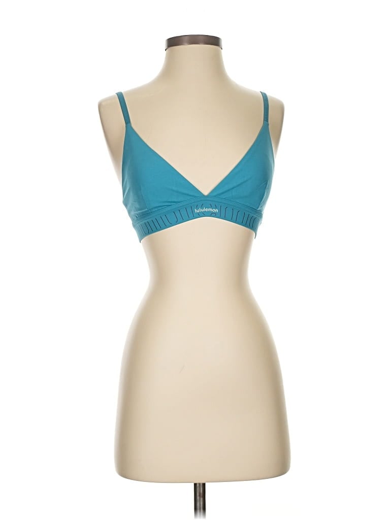 Pre-owned Lululemon Athletica Sports Bra In Blue