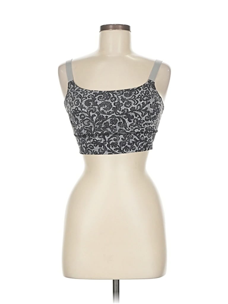 Pre-owned Lululemon Athletica Sports Bra In Gray