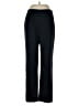 Leggiadro Solid Black Casual Pants Size 12 - photo 1